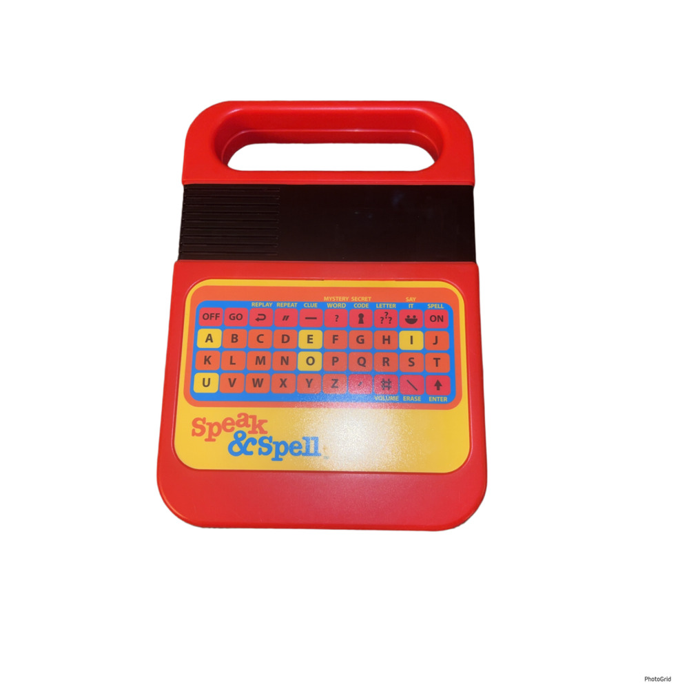 Kahootz Speak & Spell #09624 – Red Classic Vtg Electronic Learning Toy